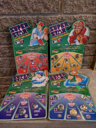 1990 Star Collectable Action Marbles 4 Set - Griffey,  Jr; Ripken,  Fielder