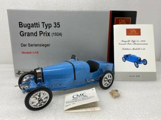 1/18 Cmc 1924 Bugatti Type 35 Grand Prix Blue M - 063