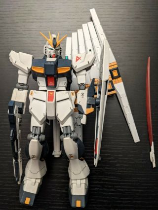 Built Mg 1/100 Rx - 93 Nu Gundam Plastic Model Kit Char 
