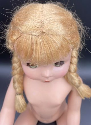 Maggie 20” c.  1949 Madame Alexander Doll Polly Pigtails Teenager Blonde Braids 2