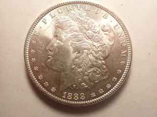 1888 Morgan Dollar Choice Bu,  Uncirculated State