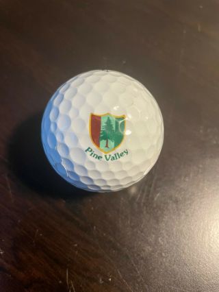 Golf Ball Logo Titleist Pro V1x Pine Valley Golf Club,  Pine Valley,  Nj