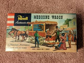 Revell 1/48 " Medicine Wagon " Miniature Masterpieces Kit H - 521:98 (1955)
