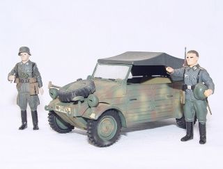 Tamiya 1:35 German Army Wwii Volkswagen Kubelwagen Type 82 Pro Built Model Kit