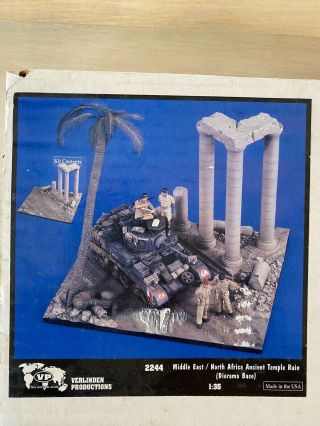 1/35 Verlinden Middle East / North Africa Temple Ruin Diorama Base 2244