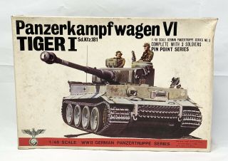 Vintage Bandai 1/48 Panzerkampfwagen Vi Sd.  Kfz.  181 Tiger I Rare