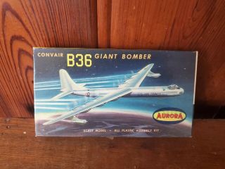 Aurora Convair B36 Giant Bomber Not Sure On Scale Complete With Decals