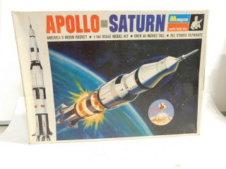 Monogram 1:144 Scale Apollo - Saturn Moon Rocket Model Kit & Lunar Module