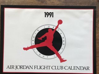 1991 Air Jordan Flight Club Wheaties Calendar Michael Jordan