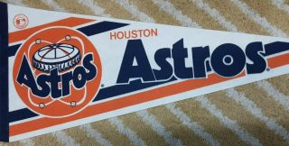 Houston Astros Full Size MLB baseball Pennant 90 ' s 3