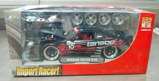 Jada Toys Import Racer 1:24 Nissan Silvia S15 Black Tanabe