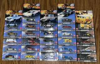 Hot Wheels Boulevard Complete Set Of 25,  2 Variations All Cards