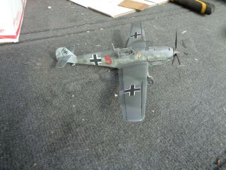 1/48 Scale Ww2 German Messerschmitt Bf 109 Fighter Well Painted & Built Tamiya