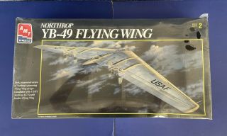 Vintage 1995 Amt Ertl 8619 Northrop " Yb - 49 Flying Wing " 1/72 Huge Model