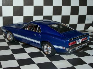 1/25 Revell 1969 Ford Shelby Mustang Gt - 500 Built Model Car - - Price Cut