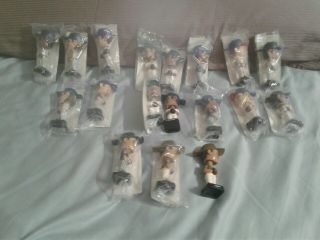 18 Mlb Baseball Mini Post Cereal Bobble Heads.  Ichiro Red Sox Bobbleheads