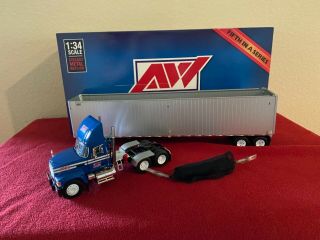 First Gear Mack Pinnacle with East Tipper Trailer Allied Waste 1:34 scale 6