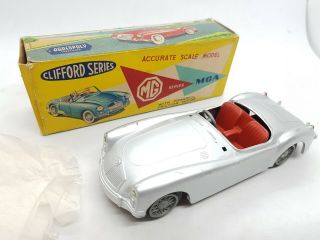Vintage Clifford Agrespoly Plastic Hong Kong Friction Mg Mga Toy Car Boxed Rare