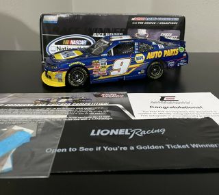 Chase Elliott 2014 9 Napa Chicagoland Win Autographed 1/24 Nascar Diecast