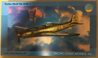 Pacific Coast Models Pcm32014 1/32 Focke - Wulf Ta.  152c - 1