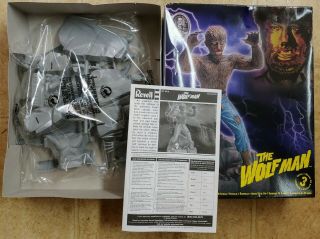 Revell The Wolf Man,  Wolfman Model Kit,  1:8 Scale,  Complete