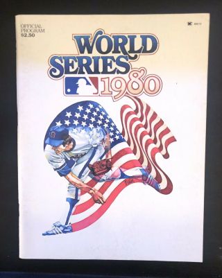 1980 World Series Program Philadelphia Phillies Vs Kansas City Royals