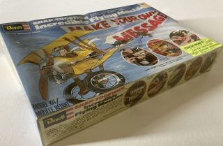 1980 Revell Snap - Together Incredible Flying Machine Model Kit w/ Message Banner 2