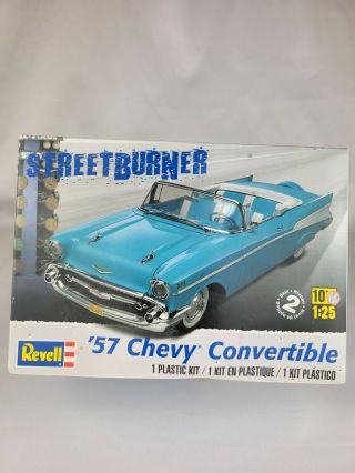 Revell 1/25 Street Burner ‘57 Chevy Convertible Model Kit Started But Not Finish