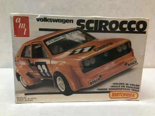 Vintage 1/25 Scale Amt Volkswagen Scirocco Model Kit