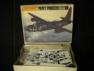 Matchbox Pb4y - 2 Privateer Liberator 1/72 Kit