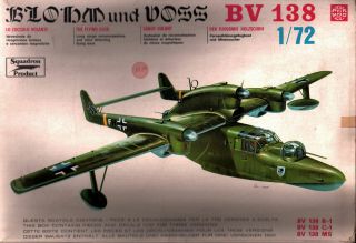 Model 1/72 Blohm Und Voss Bv - 141 Ww2 German Luftwaffe Trimotor Flying Boat