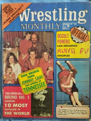 Wrestling Monthly September 1974