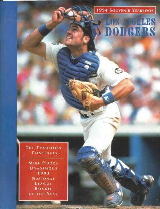 1994 Los Angeles Dodgers Spring Training Game Program