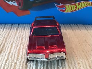 Hot Wheels Redlines 1969 Olds 442 Conversion Red with black interior 3