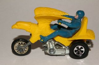 Hot Wheels Rrrumblers Bold Eagle,  Yellow,  Blue Driver,  Yellow,