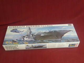 Rare Vtg Complete Revell 20 " 1969 Uss Wasp Aircraft Carrier H375 Navy Ship Model