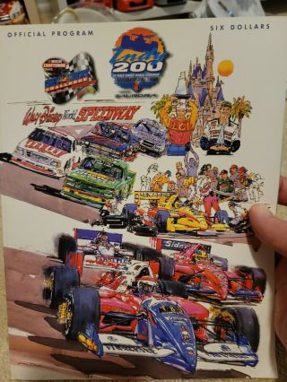 Walt Disney World Speedway Indy 200/chevy Trucks Challenge Program 1998