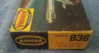 1958 Aurora Convair B36 Giant Bomber Kit 492 - 49 2