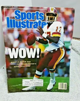 Sports Illustrated February 8 1988 Doug Williams Bowl