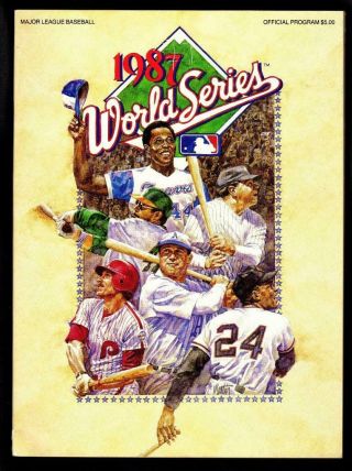 1987 World Series Program Minnesota Twins Vs St.  Louis Cardinals