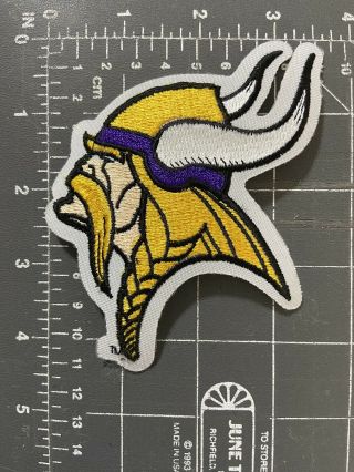 Minnesota Vikings Head Logo Patch Nfl National Football League Mn Minneapolis