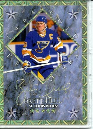 1994/95 Leaf Gold Stars Pavel Bure & Brett Hull 09151/10000