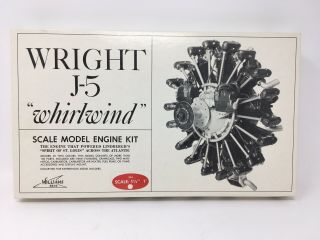 Williams Bros.  Wright J - 5 Whirlwind 1/8 Scale Plastic Model Engine Kit