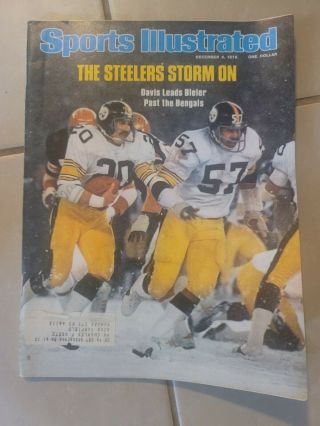 Sports Illustrated December 6 1976 Rocky Bleier Pittsburgh Steelers