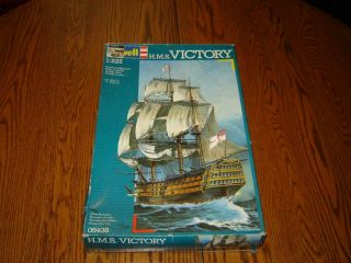 Revell 05408 1/225 Scale H.  M.  S Victory 1986 Model Kit Complete
