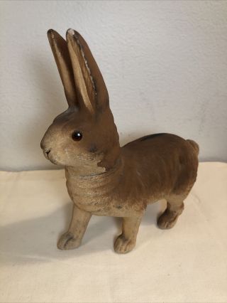 Antique German Paper Mache Easter Bunny Candy Container 1920’s