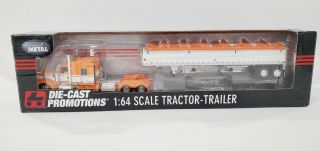Dcp Kenworth W/ Trailer 32393 1/64 Scale Die Cast Promotions