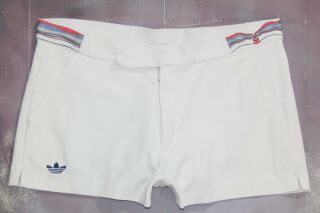 Adidas Vintage Ventex Ivan Lendl The Face 1986 Tennis Shorts,  Size:medium