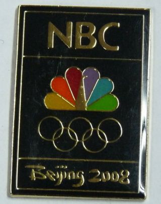 Tokyo 2020 Olympic 1 Pin Media Radio Tv Press Nbc Beijing 2008