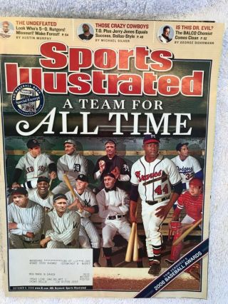 Sports Illustrated October 9,  2006 - A Team For All Time - Baseball